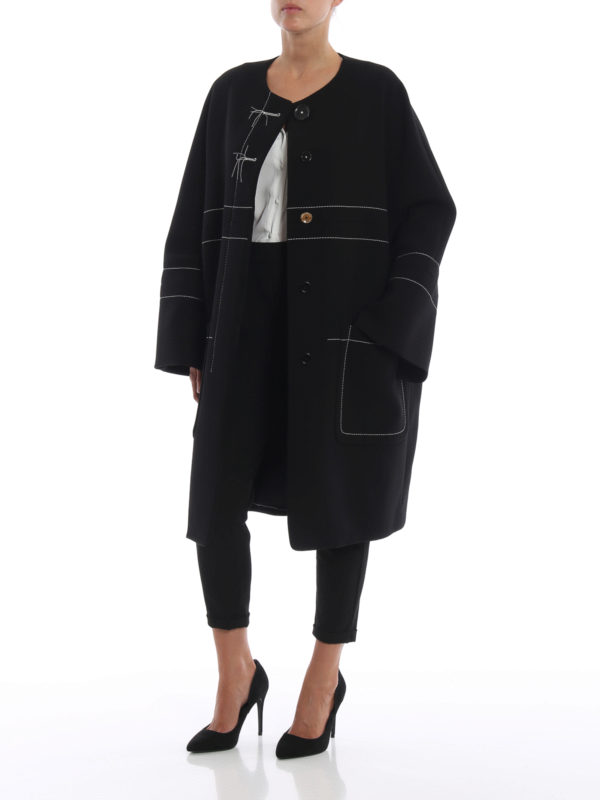 تا زانو Marni - Wool crepe over coat 