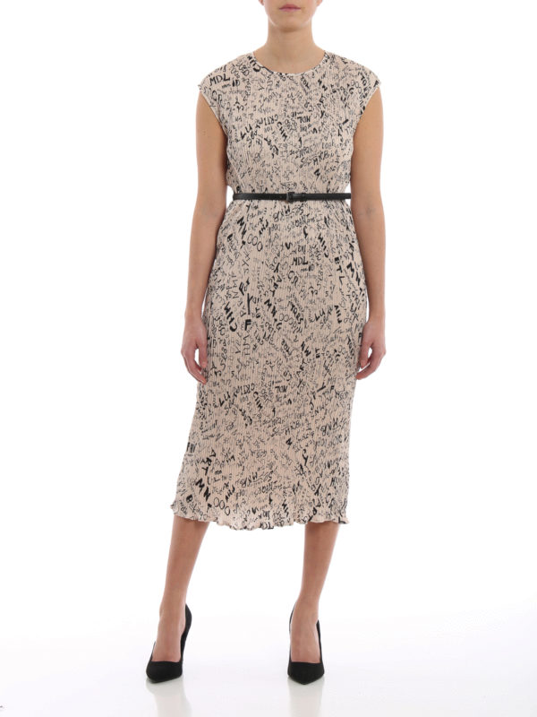 Cocktail dresses Max Mara - Rino dress with leather belt - 12210891000001