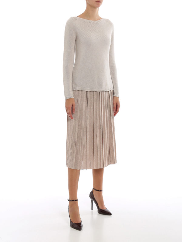 Max Mara - Fiacre pleated midi skirt - Knee length skirts & Midi