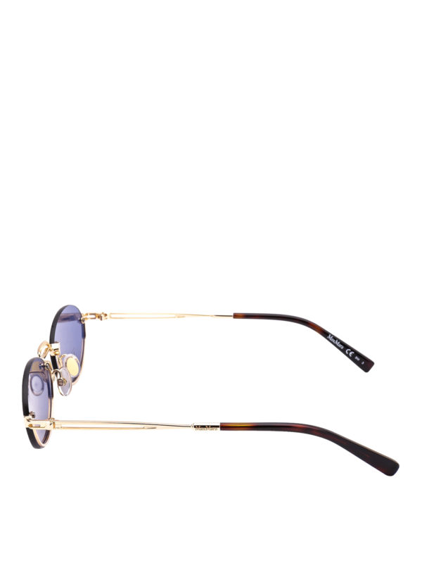 max mara blue sunglasses