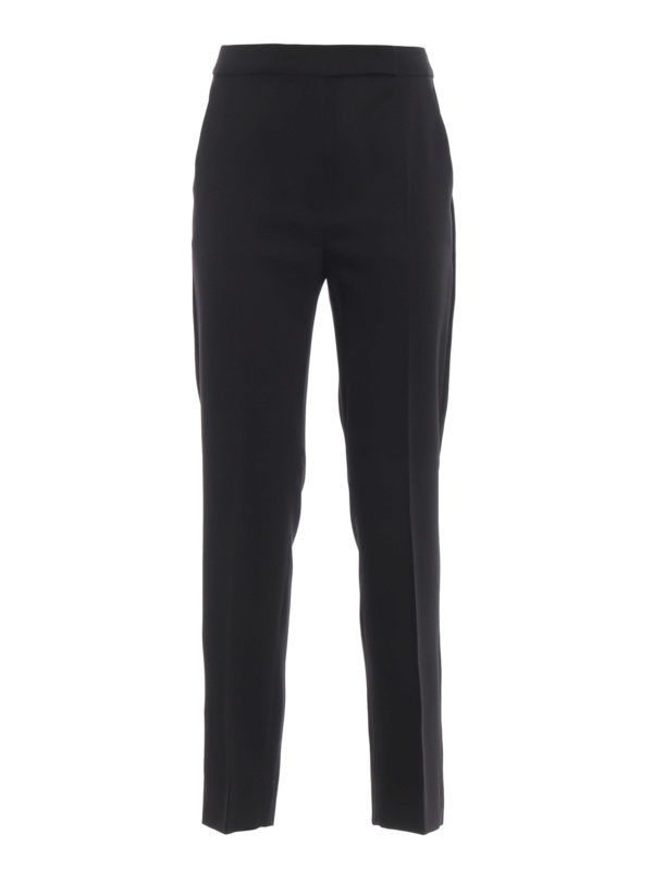 Palizzo manly cool wool black pants 