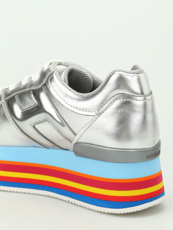 اسپرت،اسنیکرز Hogan - Maxi H222 multicolour sole sneaker -  HXW2830T543DW7B200