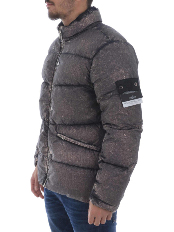 stone island jacket metallic