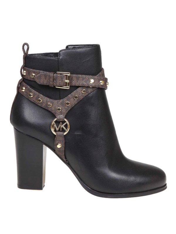 preston studded leather ankle boot