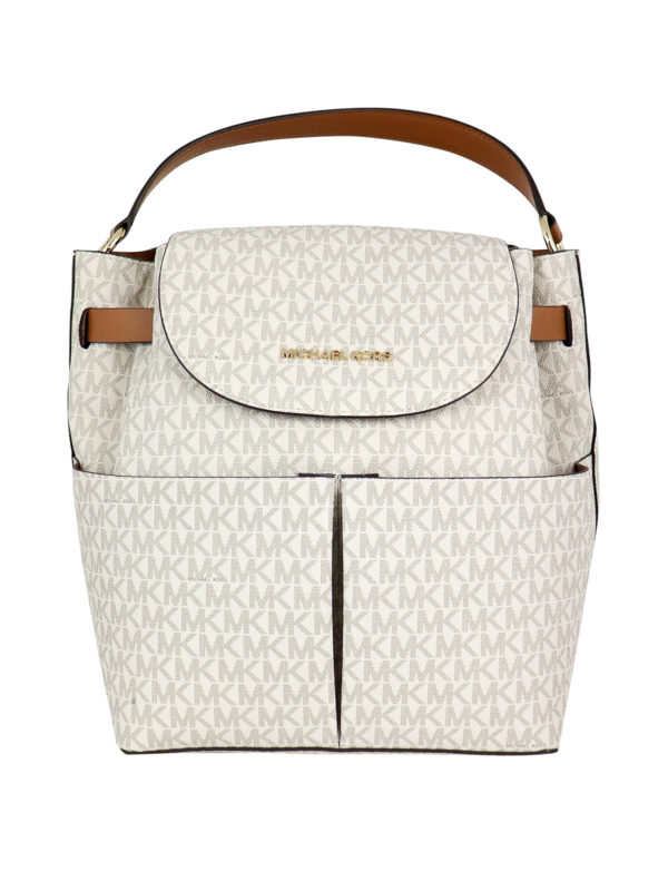 michael kors backpack mk logo