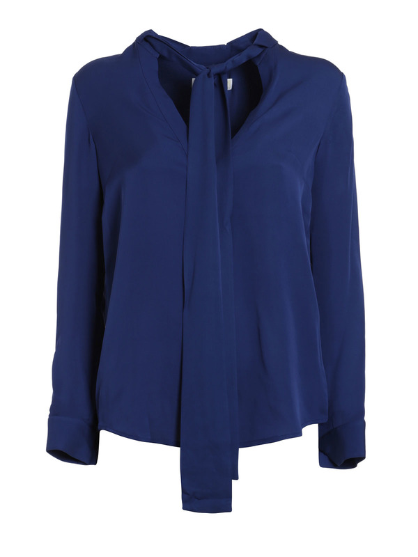 michael kors blue blouse