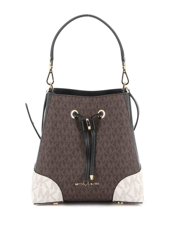 brooke large pebbled leather shoulder bag michael kors