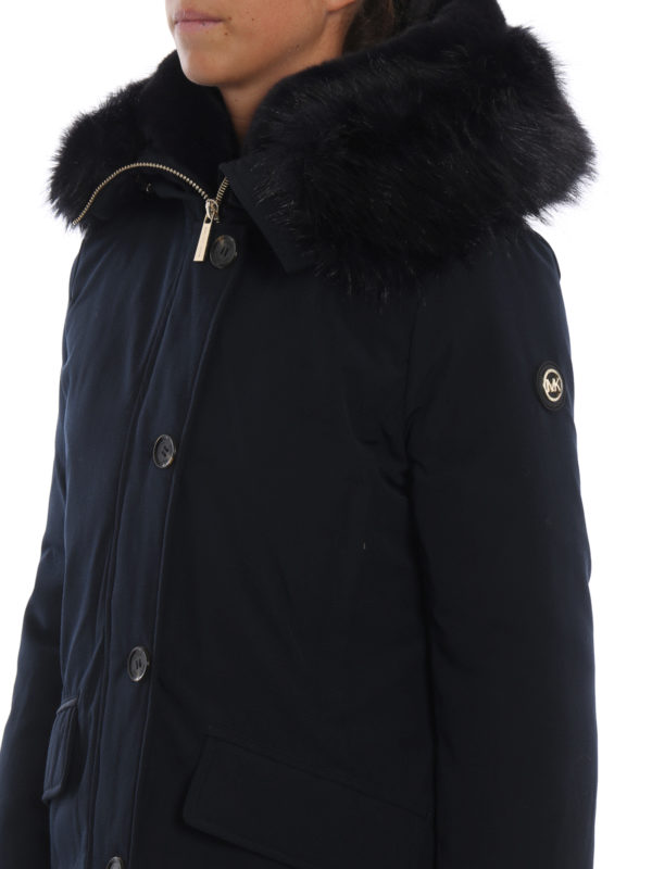 michael kors fur lined parka