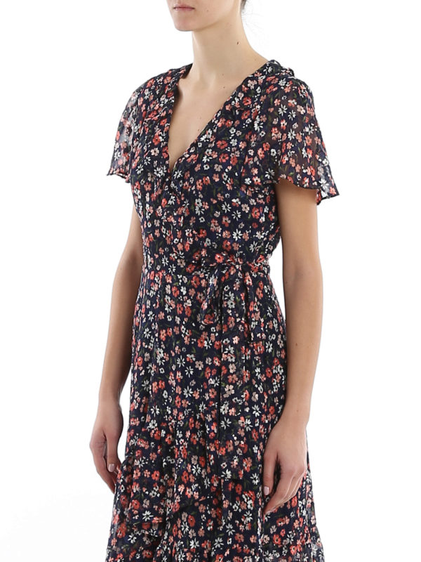 floral georgette dress michael kors