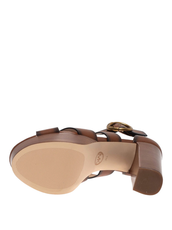 michael kors leia platform sandals