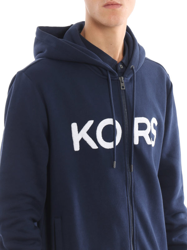 michael kors blue hoodie