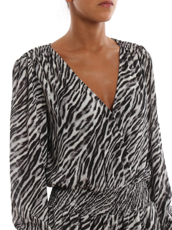 michael kors zebra print dress