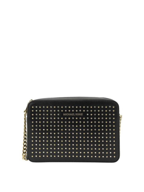 michael kors jet set studded crossbody