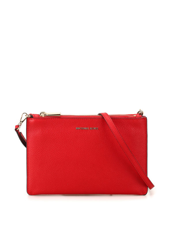 red michael kors crossbody