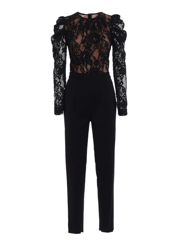 Jumpsuits Michael Kors - Floral lace long sleeve jumpsuit - MH78XEG92T001