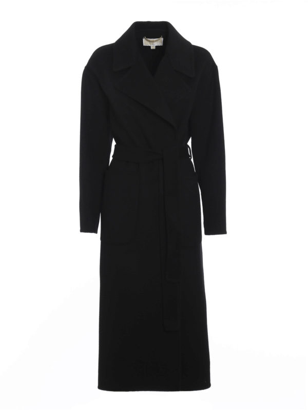 Knee length coats Michael Kors - Double-face wool blend coat ...