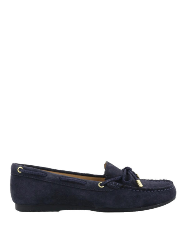 michael kors blue suede shoes