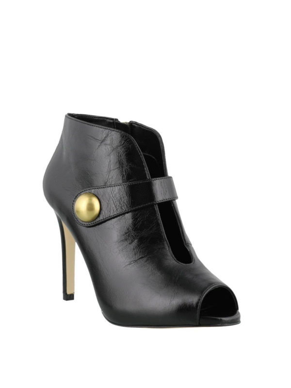 michael kors agnes open toe booties