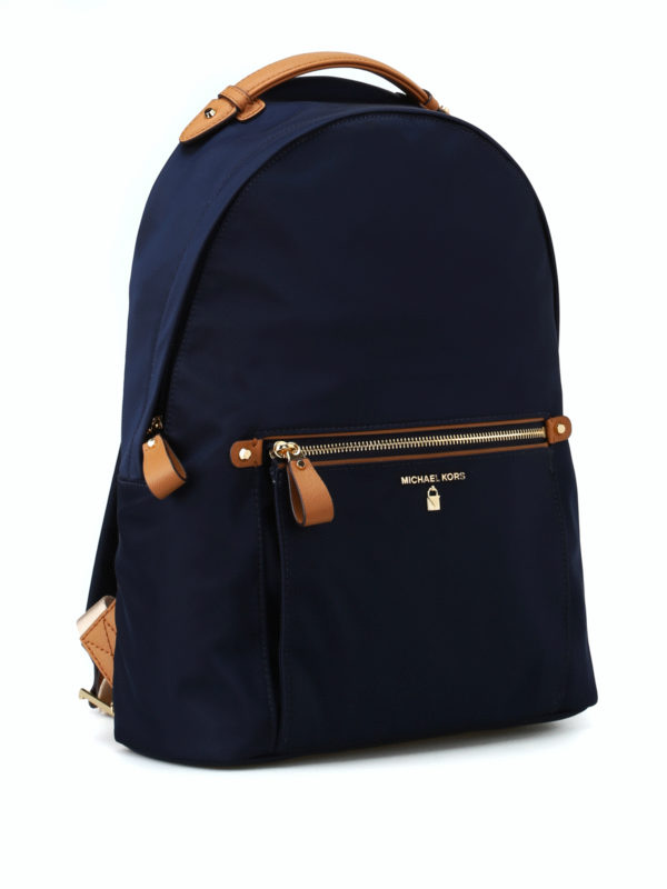 Backpacks Michael Kors - Kelsey L navy blue nylon backpack - 30F7GO2B7C414