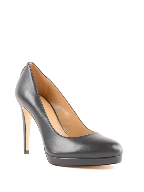 Court shoes Michael Kors - Antoniette charcoal leather pumps - 40T8ATHP1L031