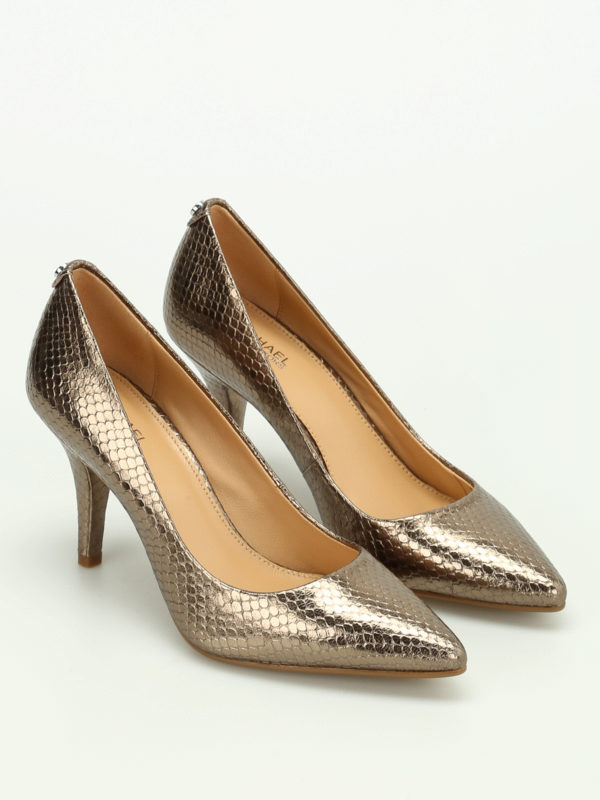 michael kors metallic pumps