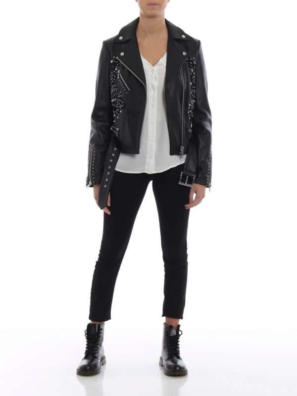 michael kors studded jacket