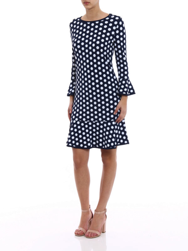 michael kors polka dot dress