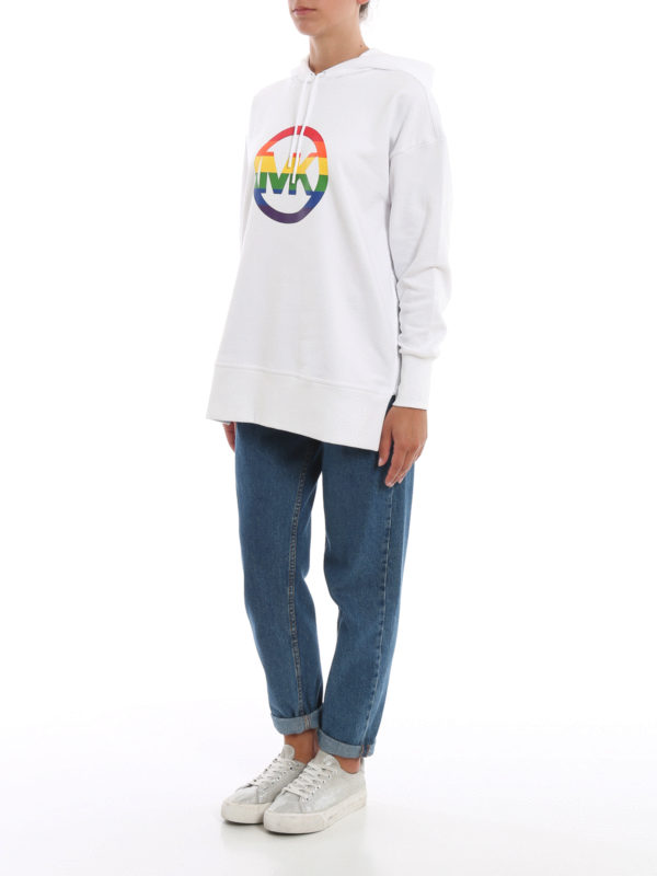 michael kors rainbow t shirt