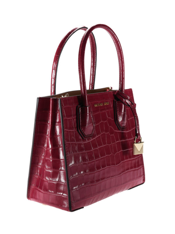 michael kors mercer crocodile bag