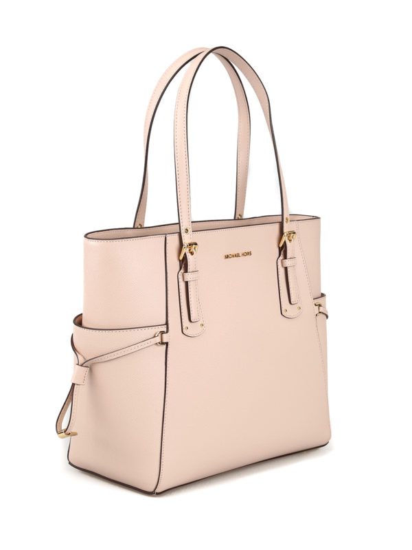 Michael Kors store light pink leather tote