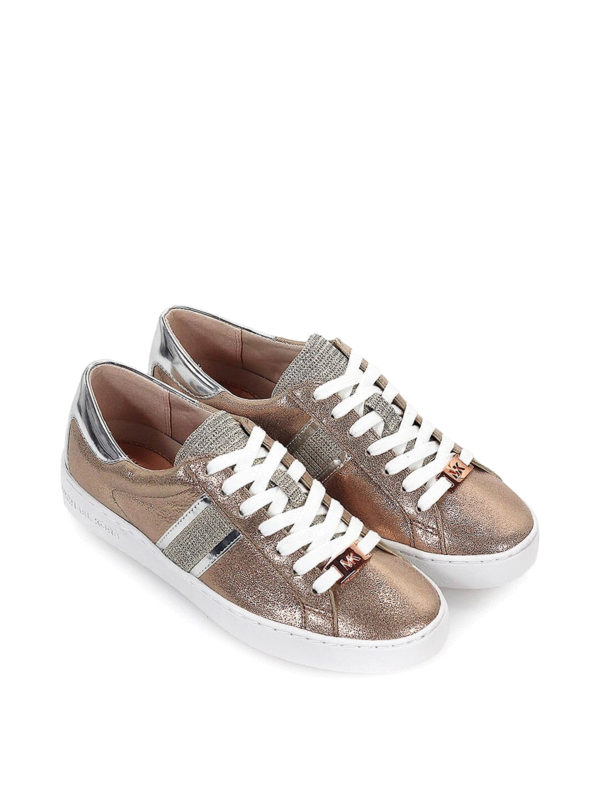 michael kors keaton stripe trainers