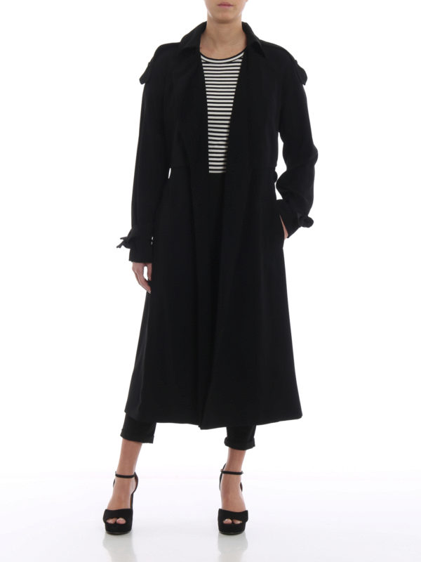 trench noir michael kors