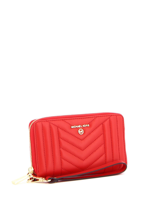 michael kors jet set quilted wallet