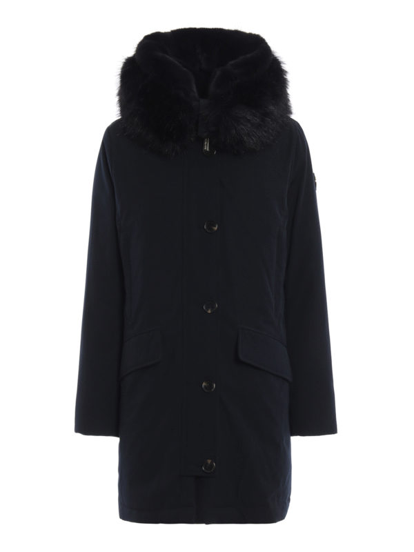 parka coat blue