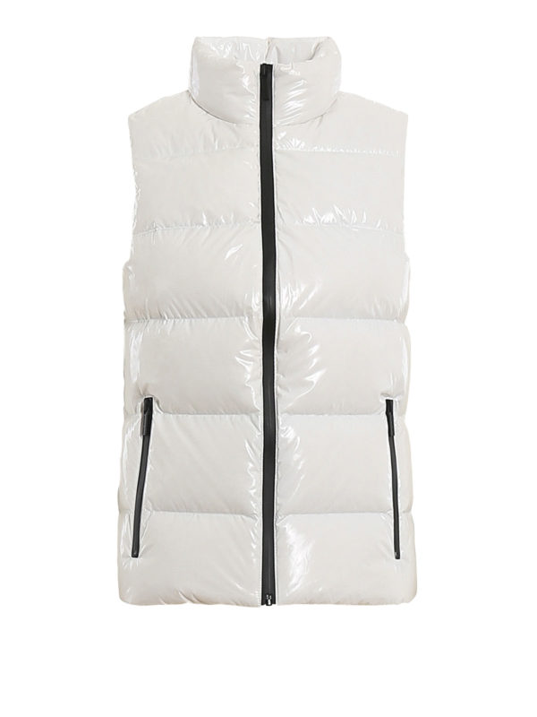 michael michael kors quilted faux leather puffer jacket