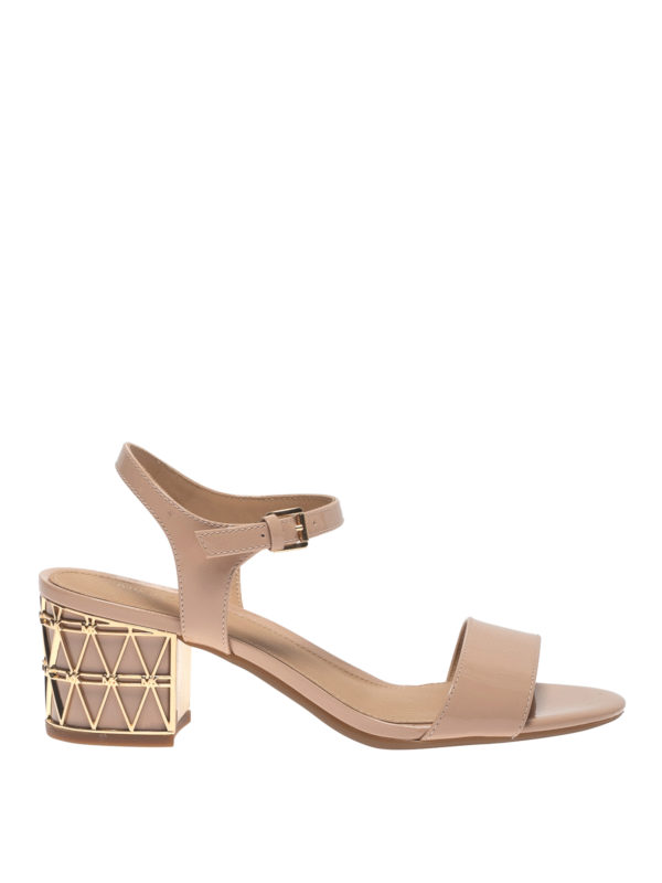 michael kors block heel