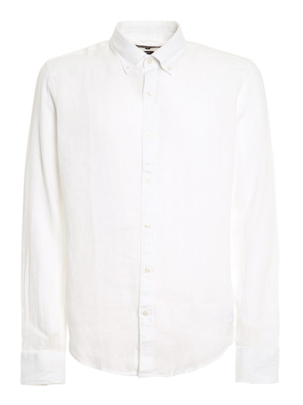 michael kors mens linen shirt