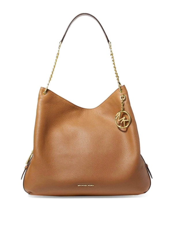 michael kors lillie large leather shoulder bag