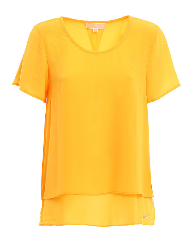 michael kors t shirt yellow