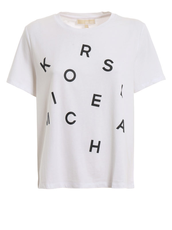 michael kors white tee shirts