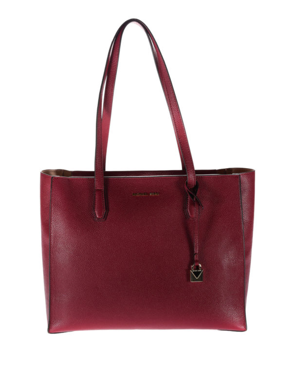 michael kors large red tote