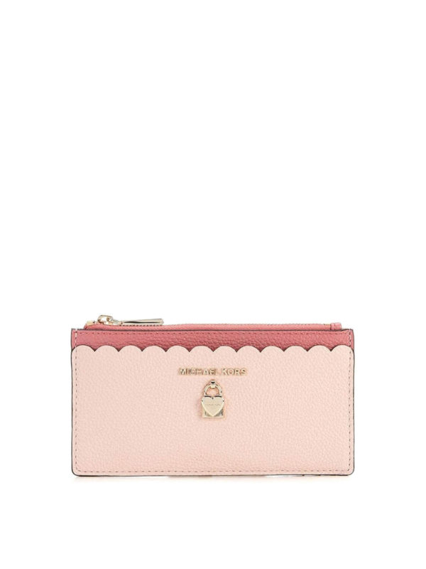 michael kors scalloped wallet