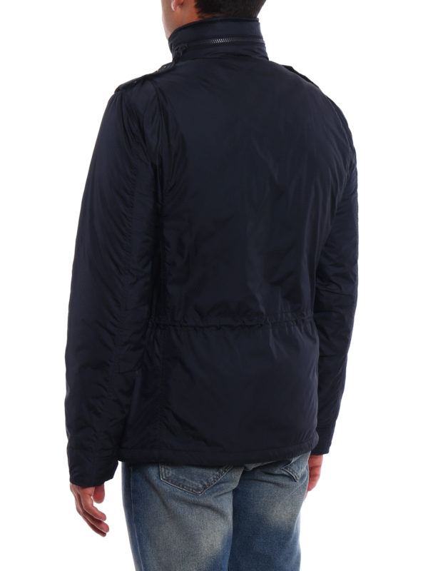 Aspesi - Minifield Wool Vento blue jacket - padded jackets - 2I17795485101