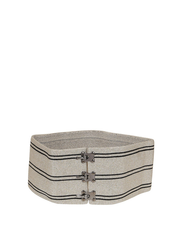 MISSONI: belts - Oversized striped belt