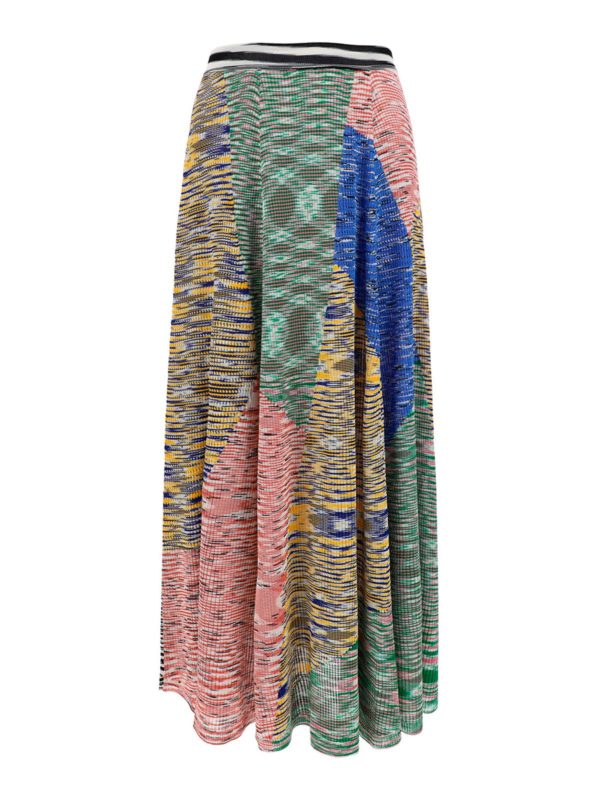 Long skirts Missoni Viscose patchwork skirt MDH00228BK00S8SM53G
