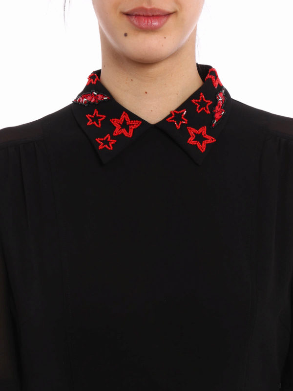 کوکتل Miu Miu - Beaded georgette dress 