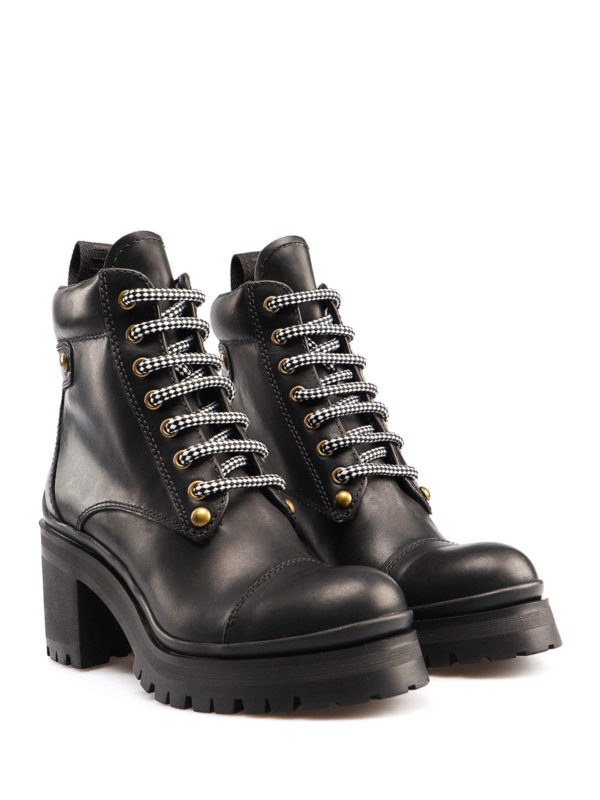 miu miu black combat boots