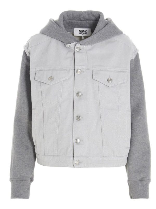 Mm6 Maison Margiela デニムジャケット グレー デニムジャケット S52am0163stn9962