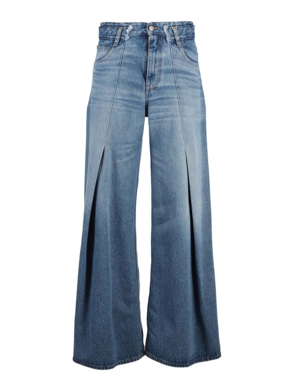 MM6 Maison Margiela - Flared jeans with darts - flared jeans - S52LA0143S30589966