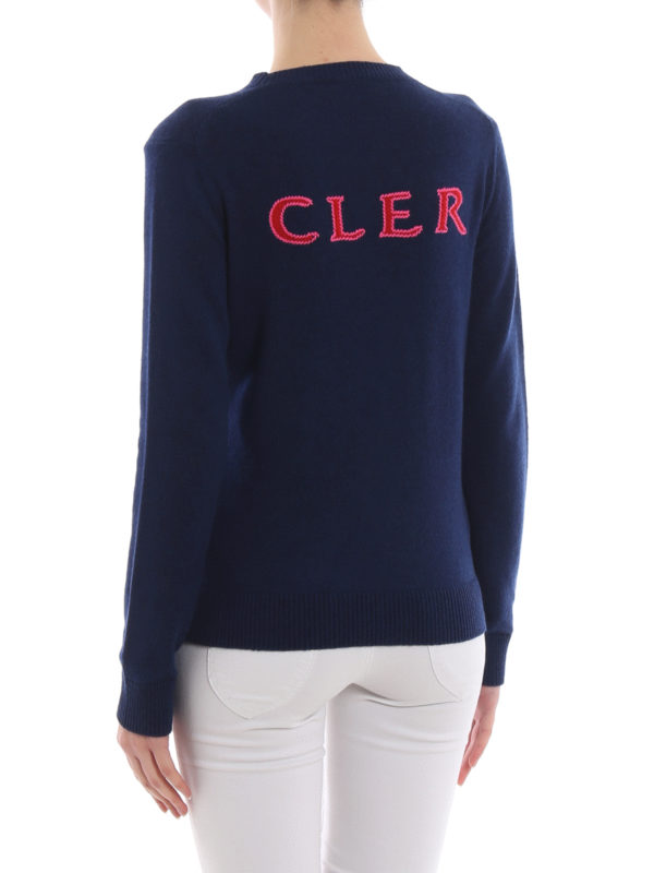 moncler blue sweater
